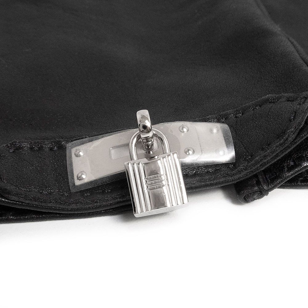 エルメス ケリー ソヤ 手袋 グローブ #7 1/2 ラムスキン レザー