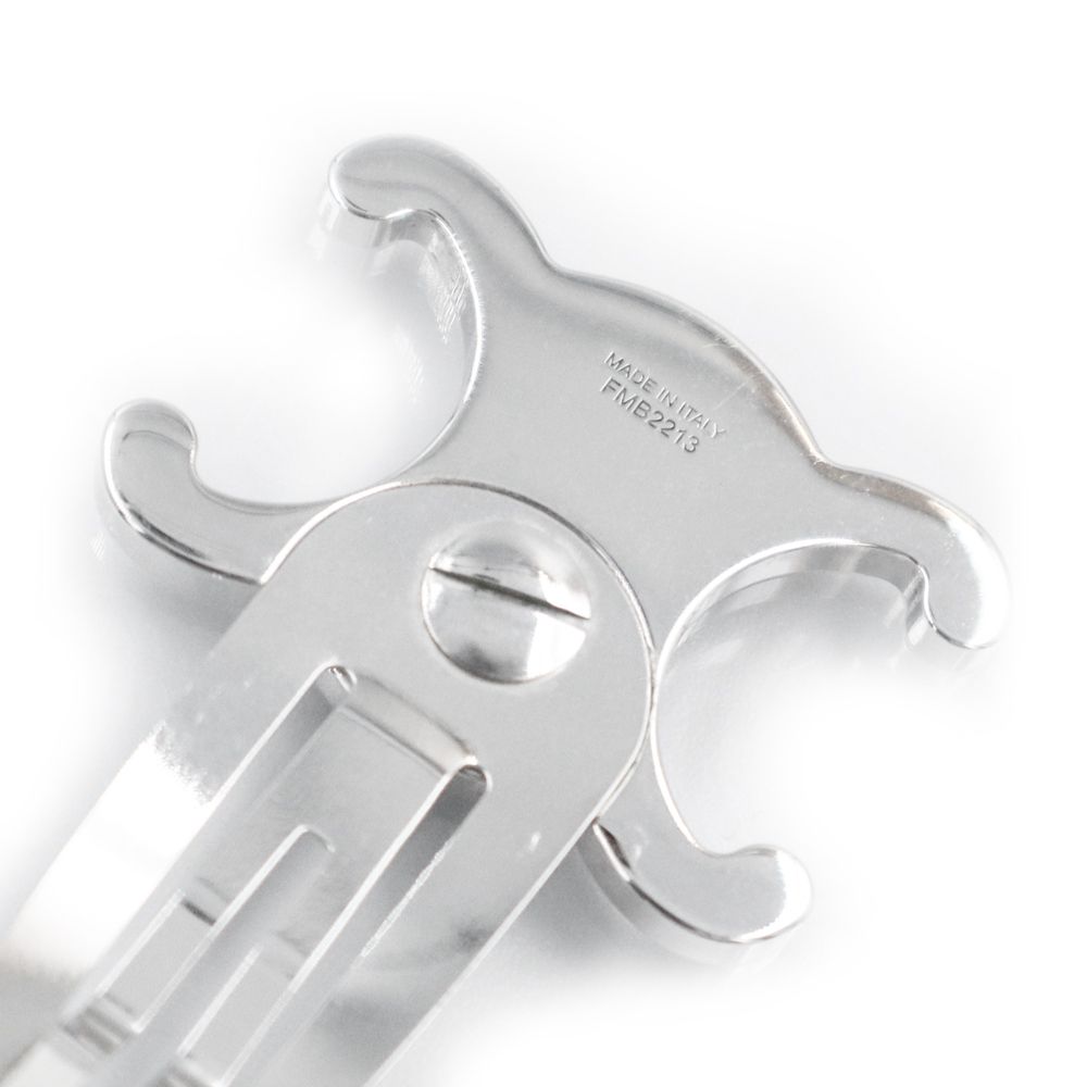 正規品CELINE(セリーヌ) トリオンフシルバーヘアクリップ 2つセット セリーヌ 46Z656SLB トリオンフ スナップ ヘアクリップ 2つセット