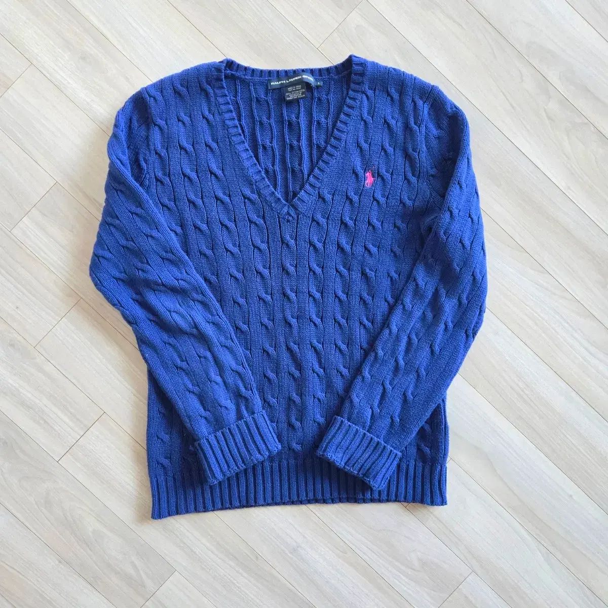 POLO RALPH LAUREN(ポロラルフローレン) ケーブル編み ブルー