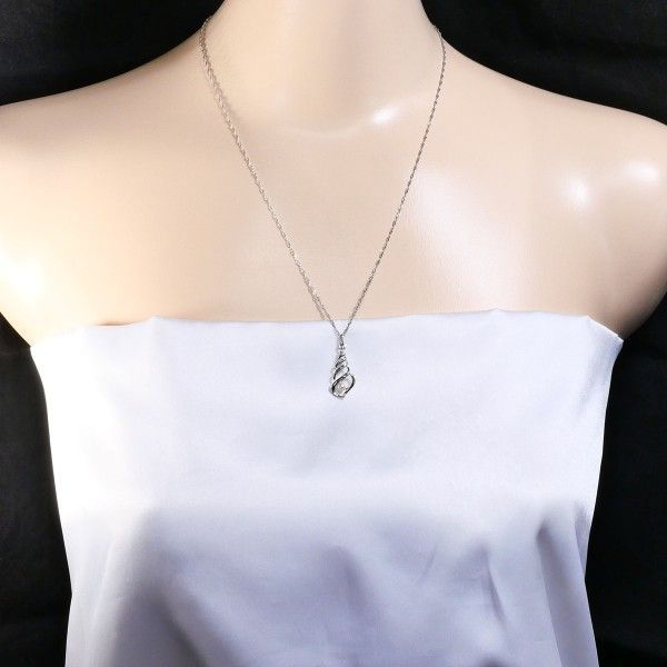 PT900 PT850 ネックレス necklace パール（真珠） 総重量約3.2g 約50cm