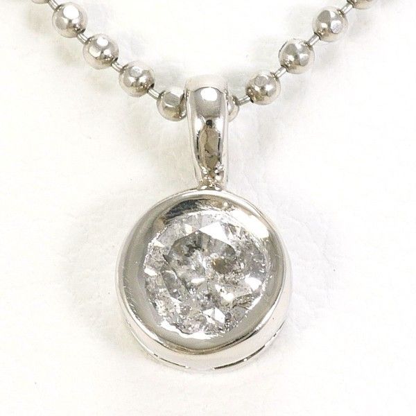 PT900　PT850　ネックレス　necklace　ダイヤ　0.40　鑑定書　総重量約3.8g　約41cm