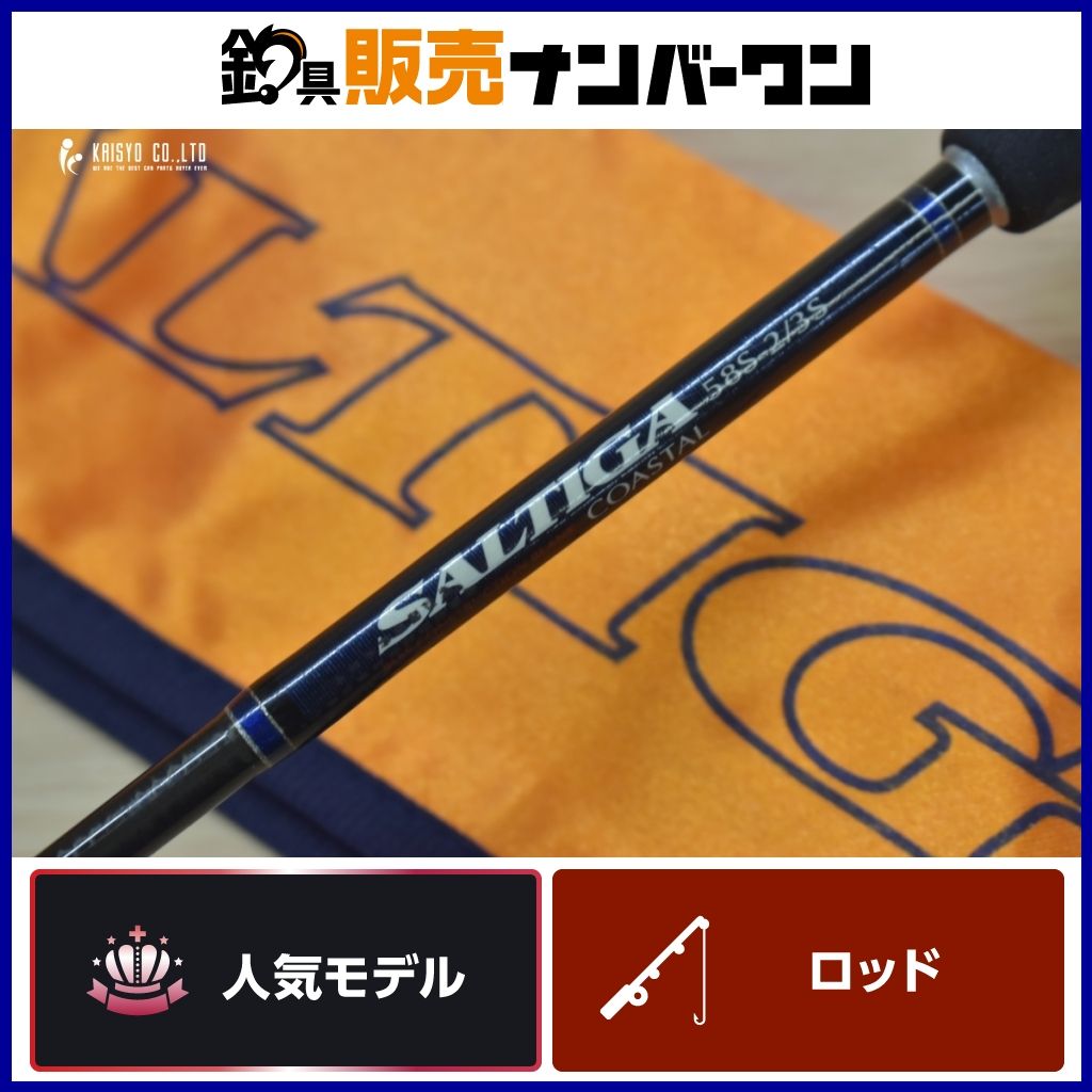 釣竿 ジギングロッド ダイワ ソルティガSALTIGA 58s-2/3s コースタル