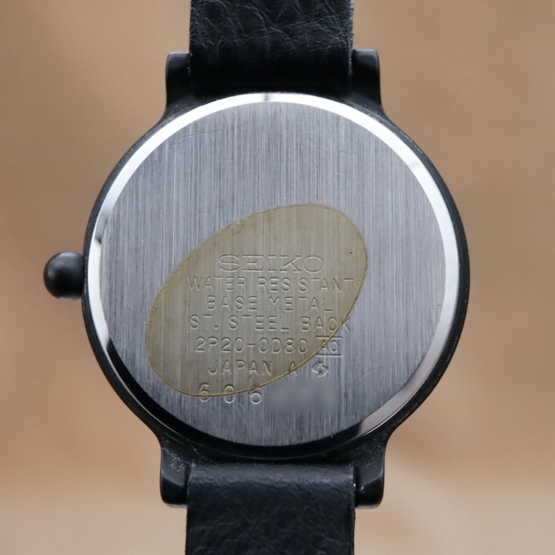 CH92 【電池交換済】SEIKO QUARTZ 2P20-0D80 セイコー クォーツ