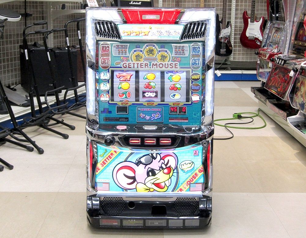 パチスロ実機 ELECO エレコ ニューゲッターマウス 6号機(6.2号機) 100V