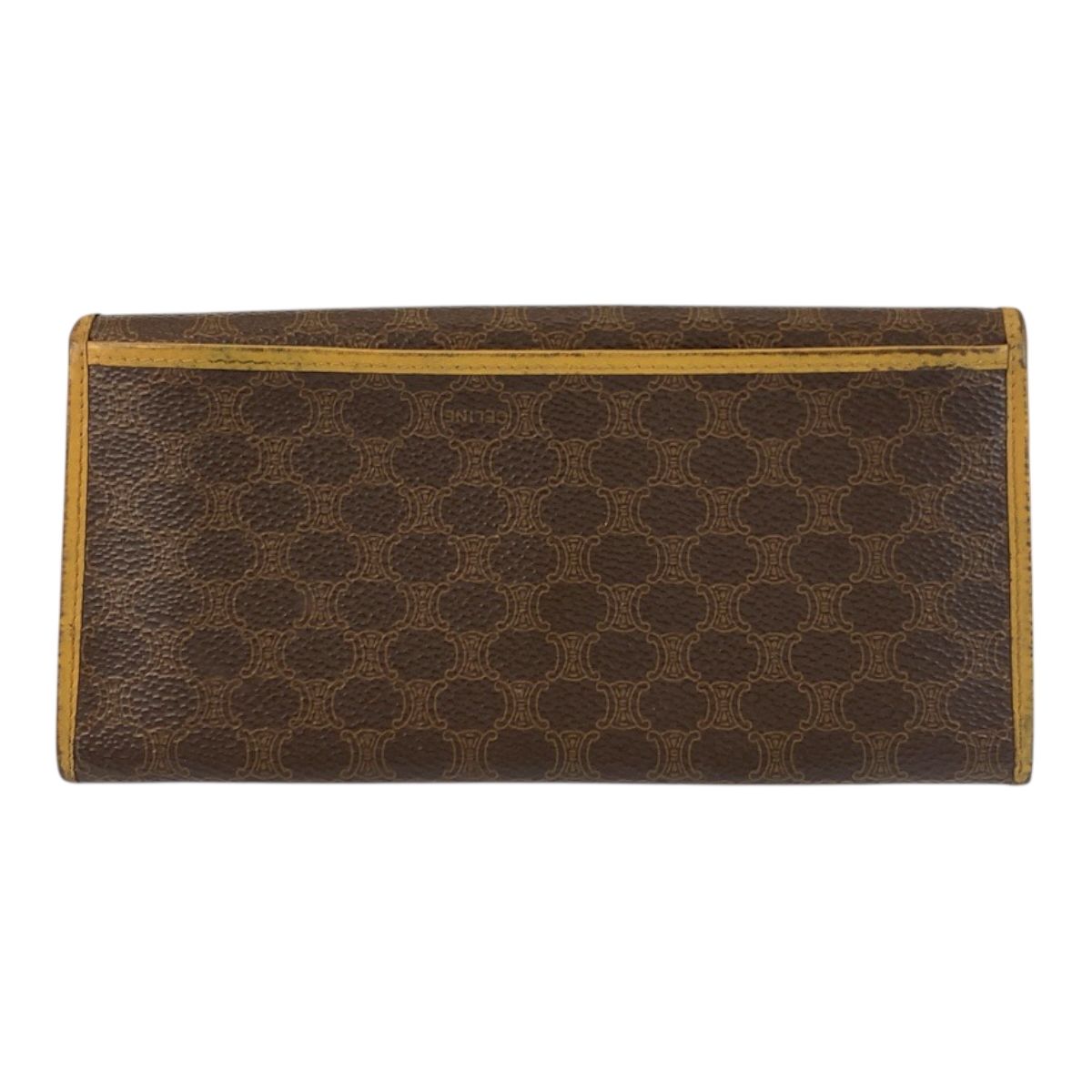 CELINE セリーヌ マカダム ブラウン PVC M13 長財布 ロングウォレット