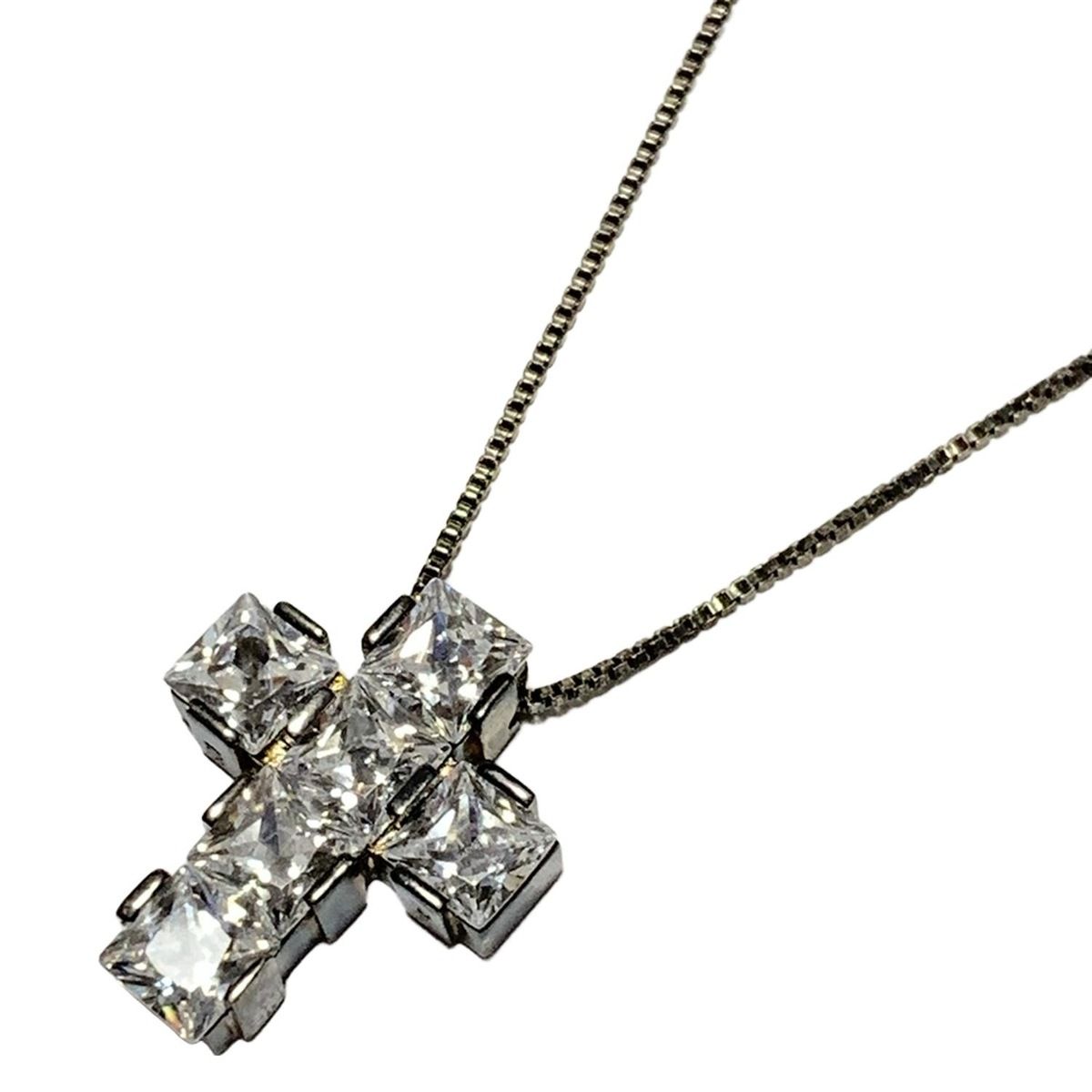 FolliFollie(フォリフォリ) ネックレス - シルバー クロス(十字架