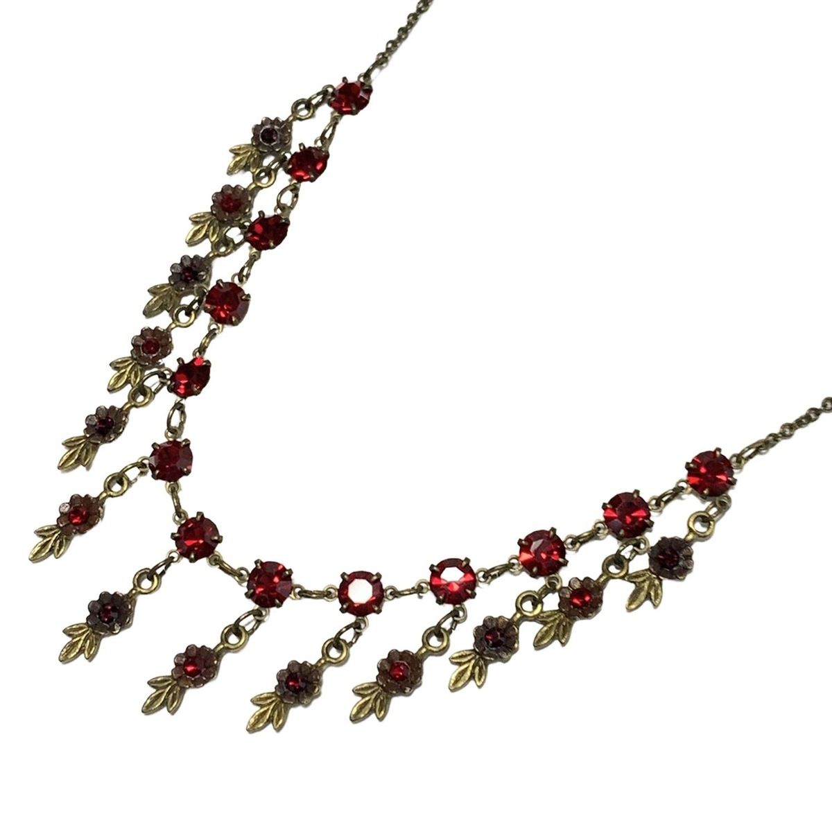 Michal Negrin(ミハエルネグリン) ネックレス - ゴールド×レッド