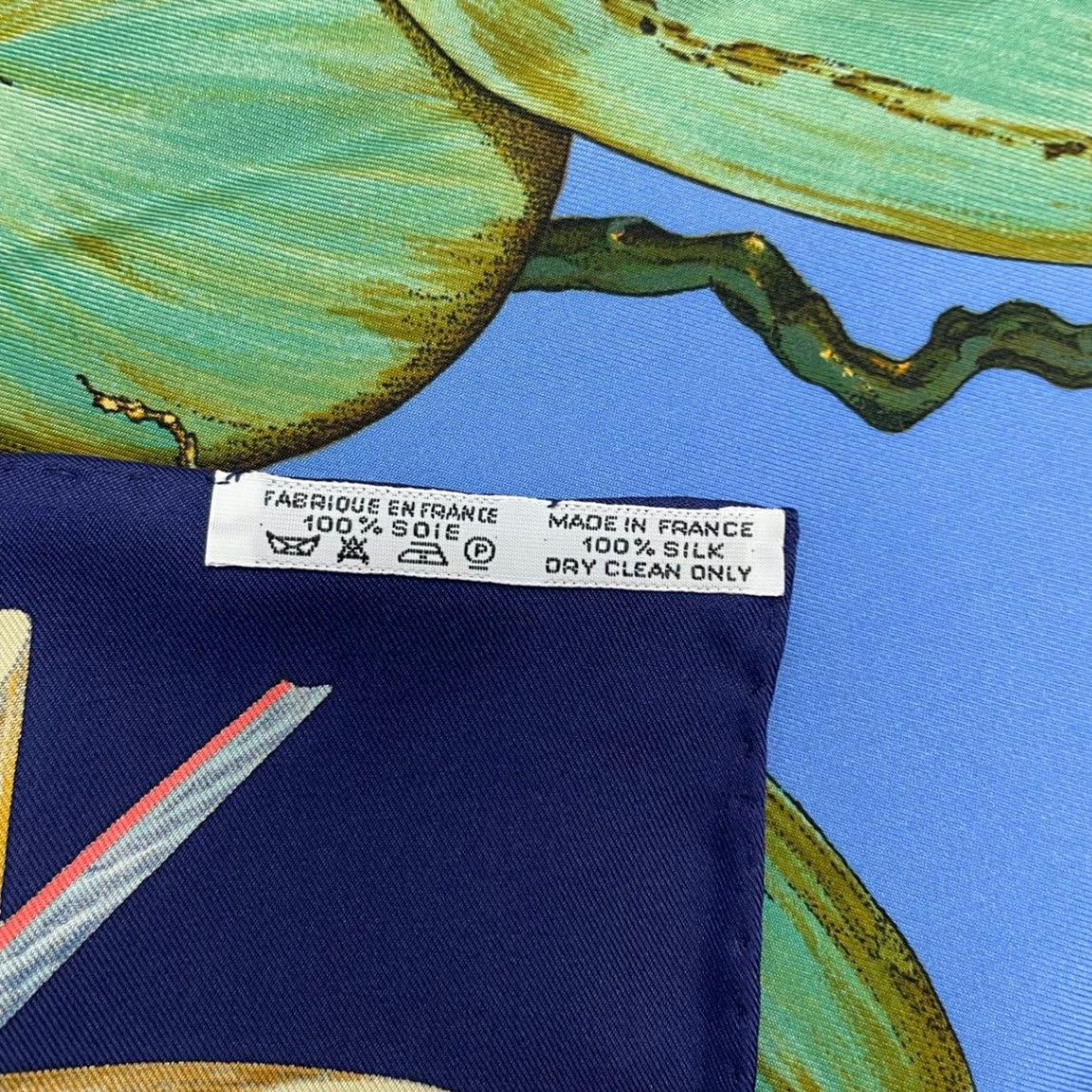 レア 新品同様 HERMES エルメス カレ90 Jardin Creole クレオルの楽園