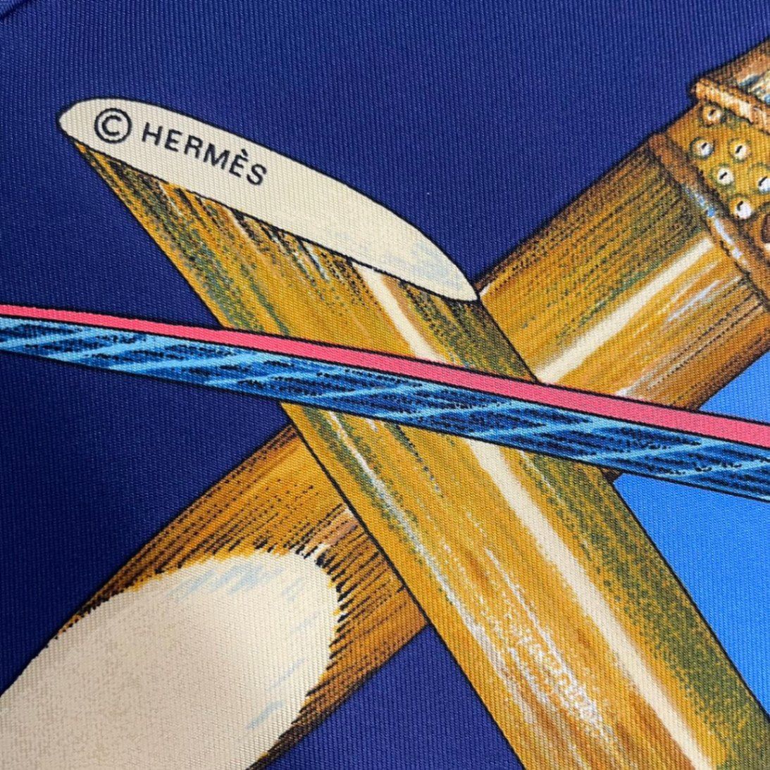 レア 新品同様 HERMES エルメス カレ90 Jardin Creole クレオルの楽園