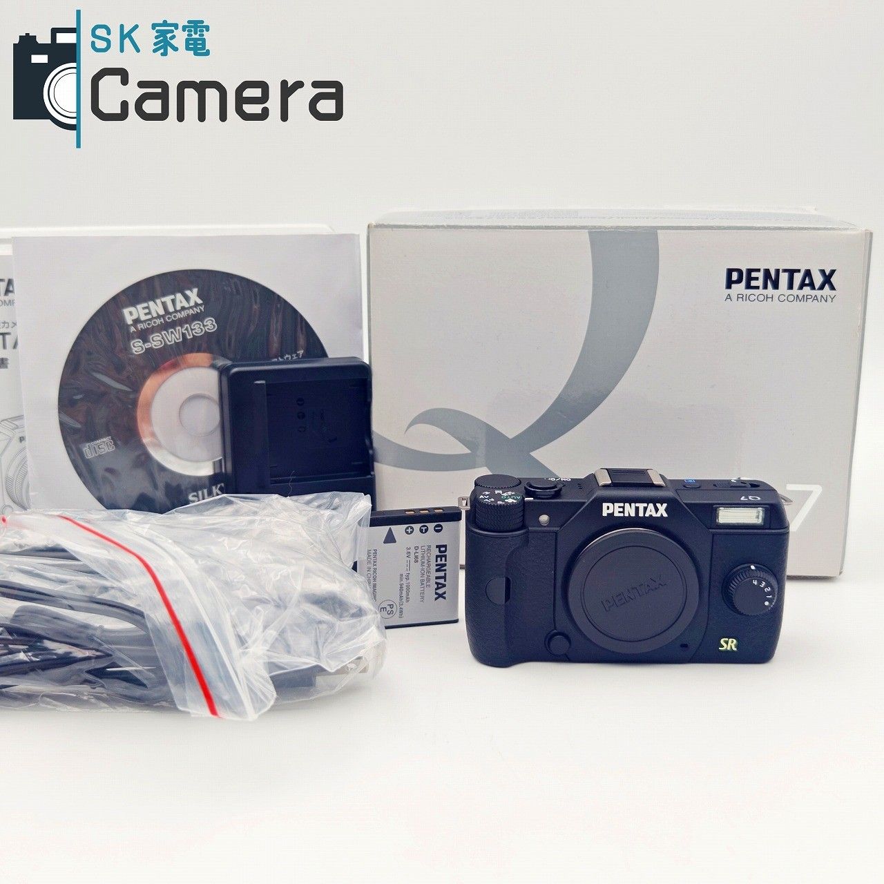 中古】 PENTAX Q7 ペンタックス ミラーレス一眼 箱 説明書 一式 美品