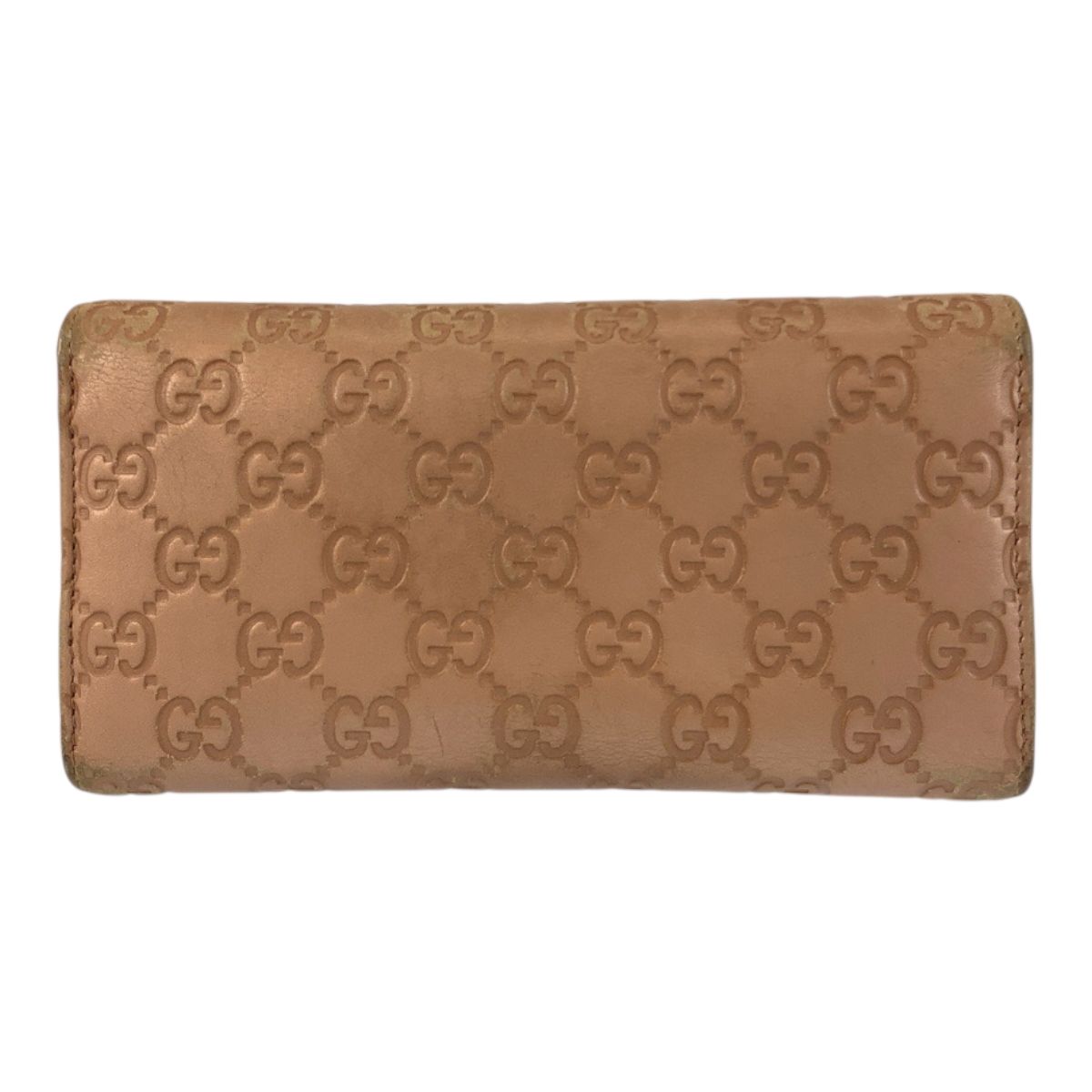 GUCCI グッチ グッチシマ ラブリー ピンクベージュ ゴールド金具