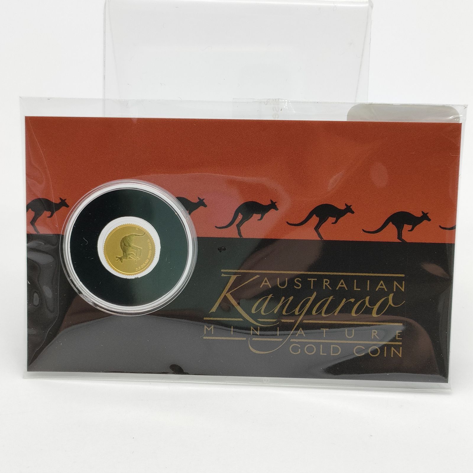 オーストラリア カンガルー ミニチュア ゴールド コイン 金貨 純金コイン ゴールド 2019 0.5g カード カンガルー エリザベス S1706  - メルカリ