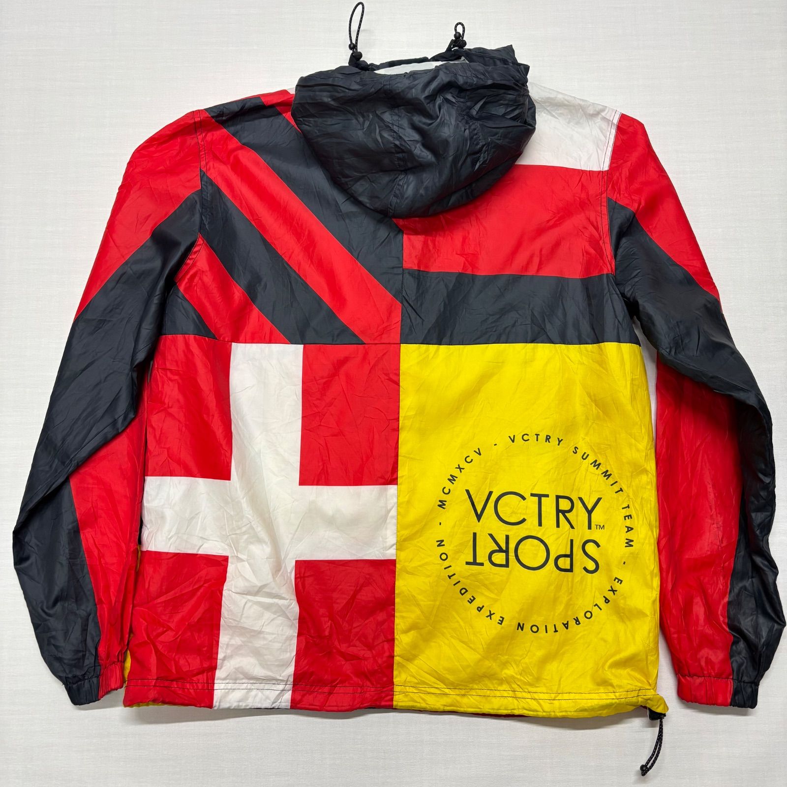10.DEEP VCTRY ナイロンジャケット アノラック L 派手 マルチカラー 