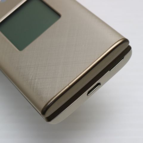 美品 KYF38 かんたんケータイ シャンパンゴールド スマホ 本体 白ロム