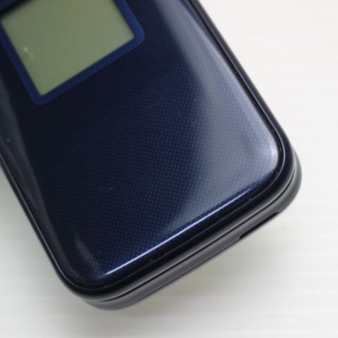 美品 F-02J らくらくホン ネイビー 即日発送 ガラケー DoCoMo 富士通