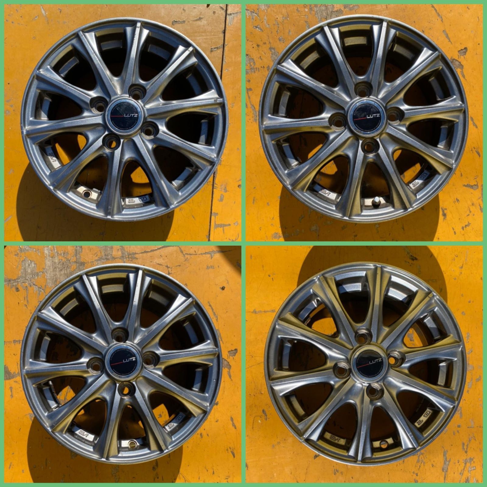 ZT-6853] 4本 5穴 LUTZ アルミホイール 13X5.00B 36 WEDS 4X100 - メルカリ