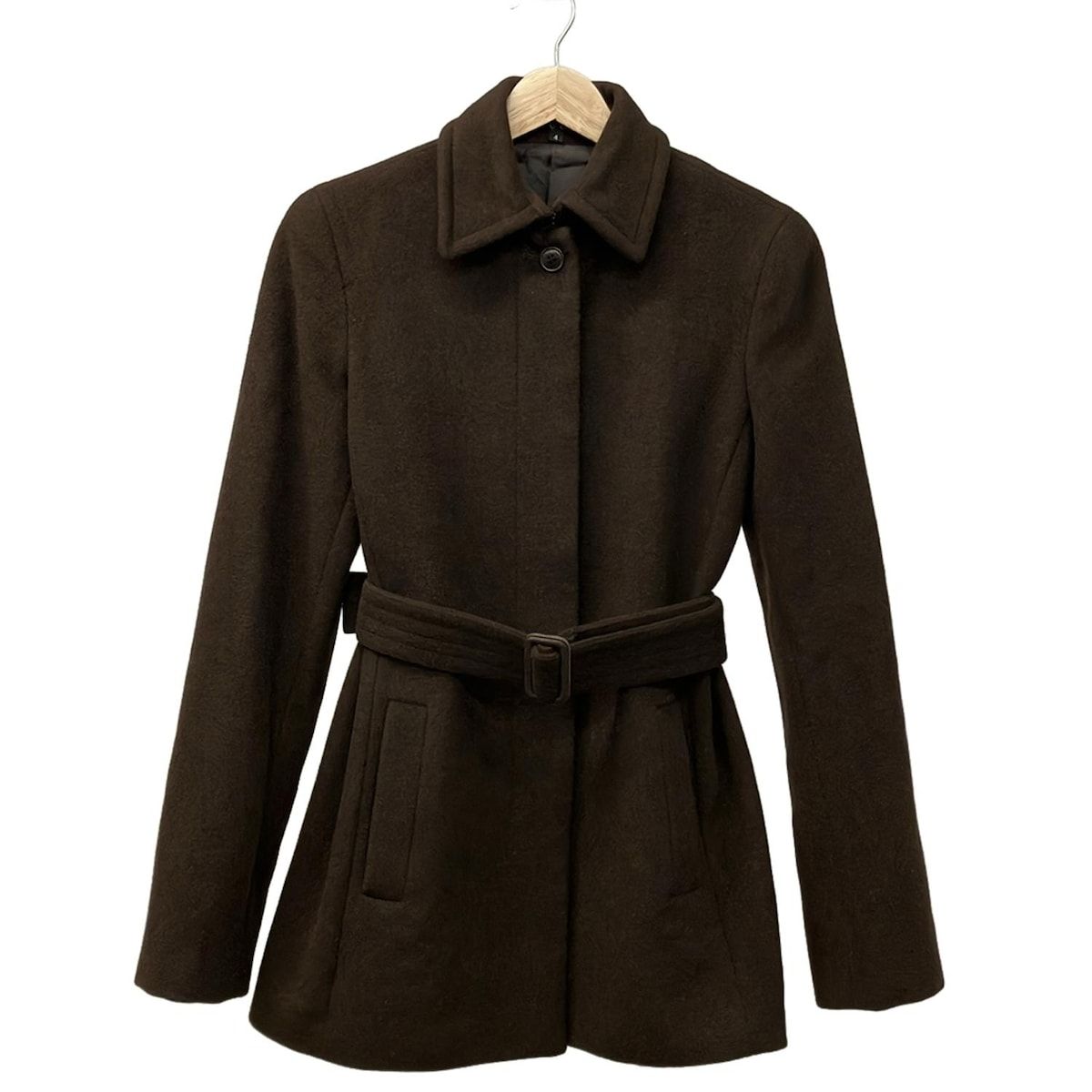 theory(セオリー) コート サイズ4 S レディース - ダークブラウン 長袖