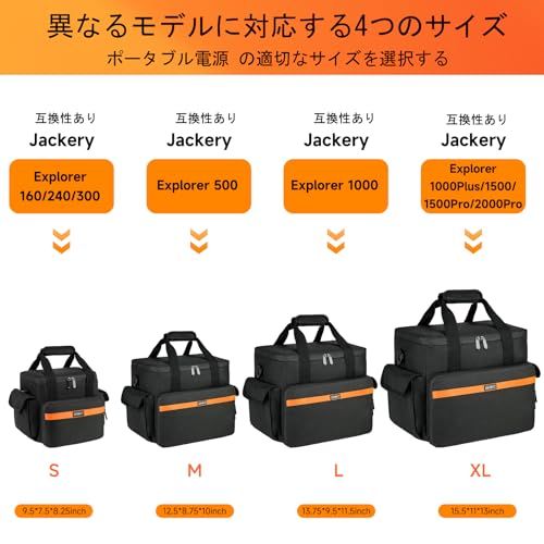 迅速に発送】ポータブル電源 バッグ Jackery 1000/P10/ECOFLOW River