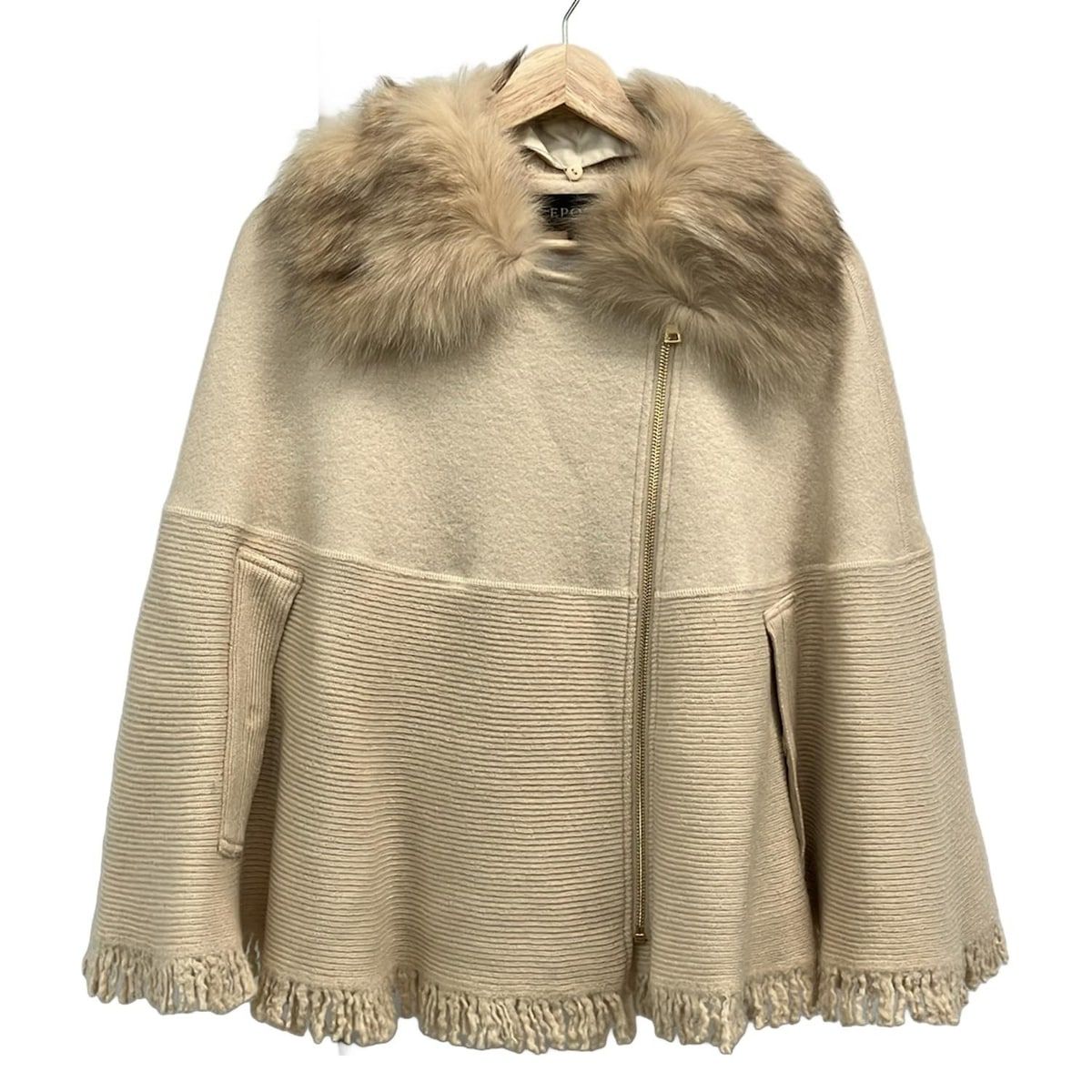 EPOCA(エポカ) ポンチョ サイズITL 40 レディース美品 - ベージュ