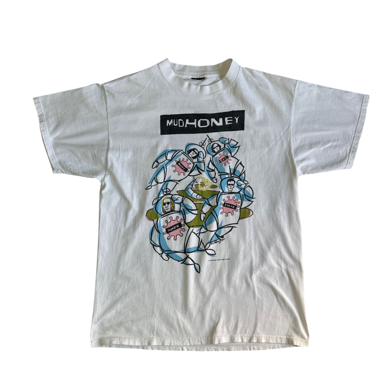 90s Mudhoney My Brother the Cow 1995 アートワーク プリント Tシャツ