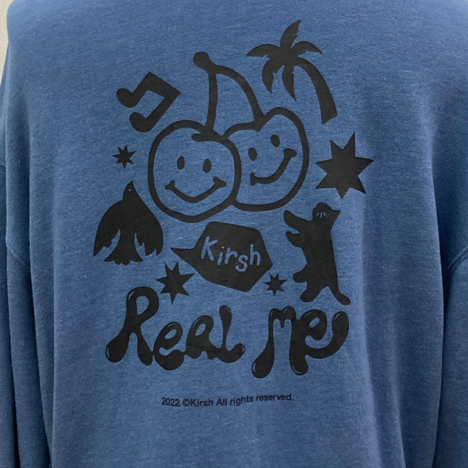 ☆美品 KIRSH キルシー ブルー 長袖 トレーナー M - メルカリ
