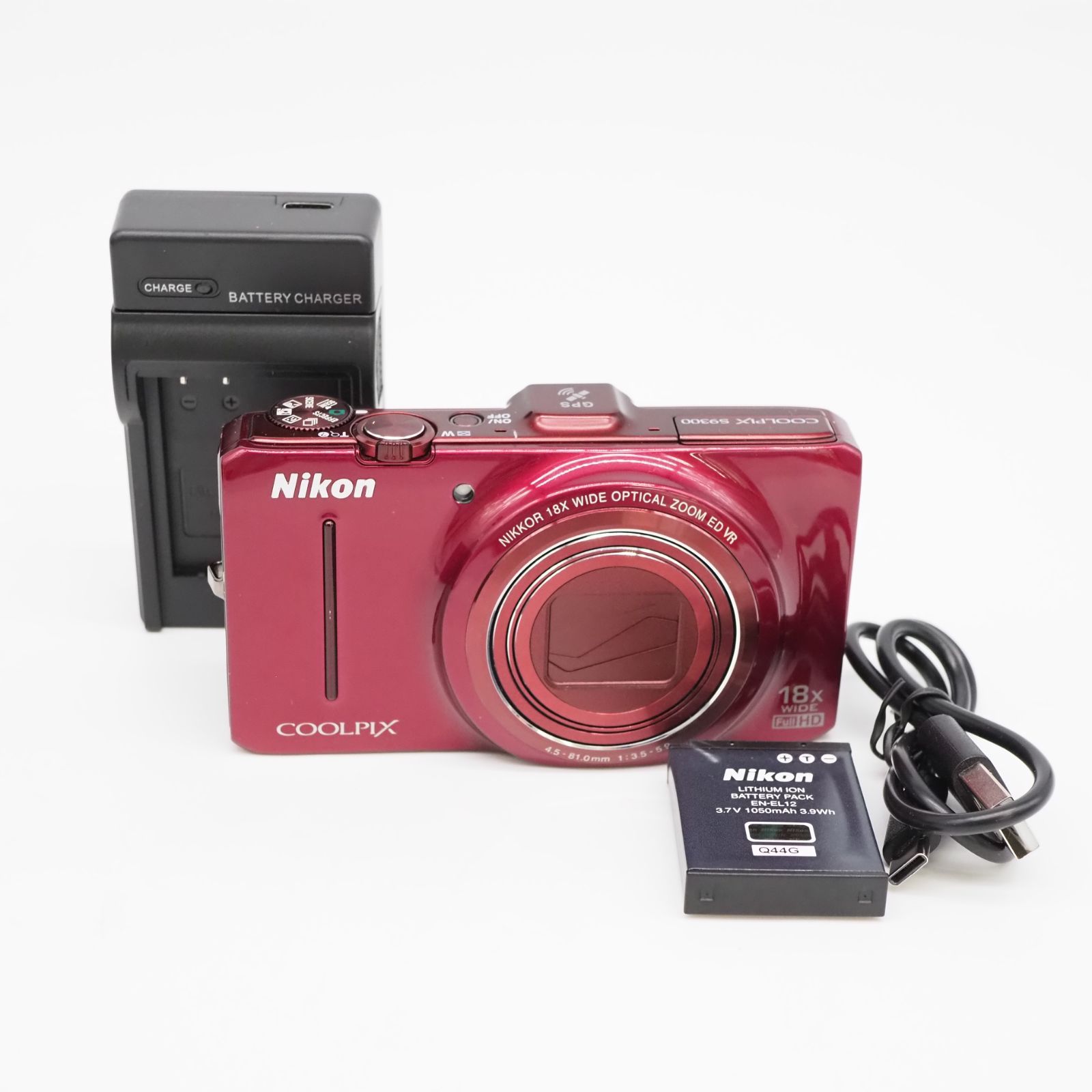 □美品□ Nikon COOLPIX S9300 インペリアルレッド #14005 - メルカリ
