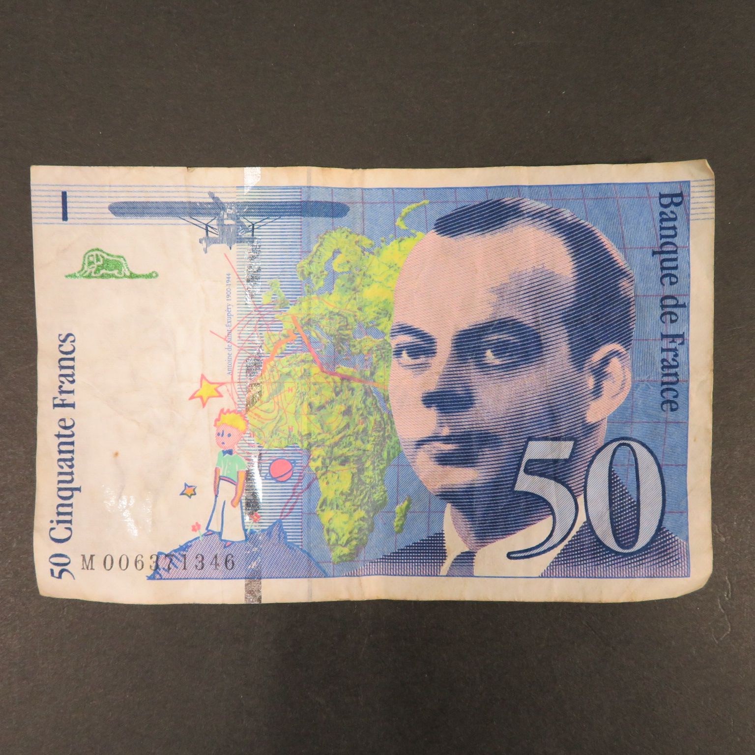 4825フランス□紙幣□旧紙幣□硬貨□200フラン□100フラン×2枚□50