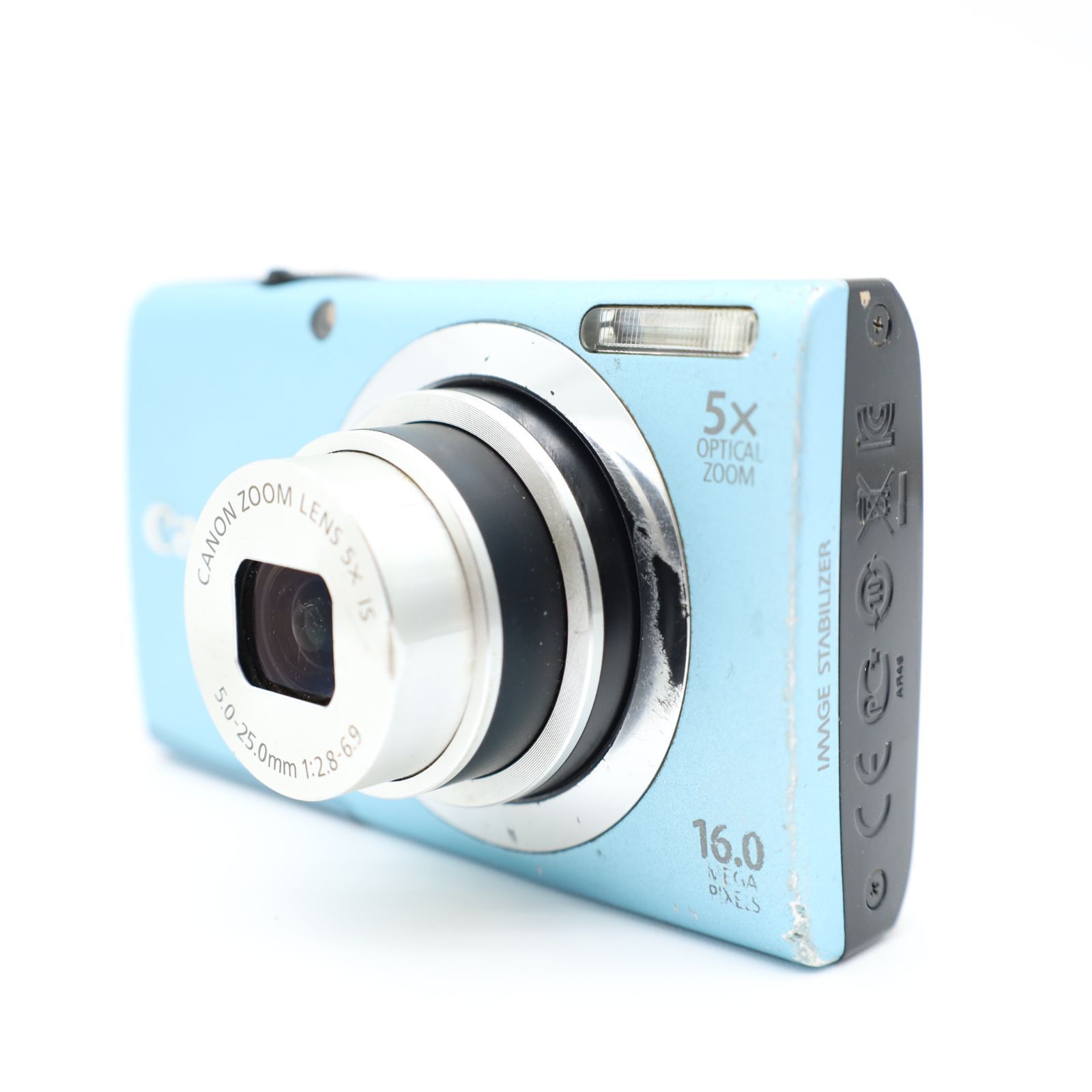 □実用品□ CANON PowerShot A2400 IS ブルー #18003 - メルカリ