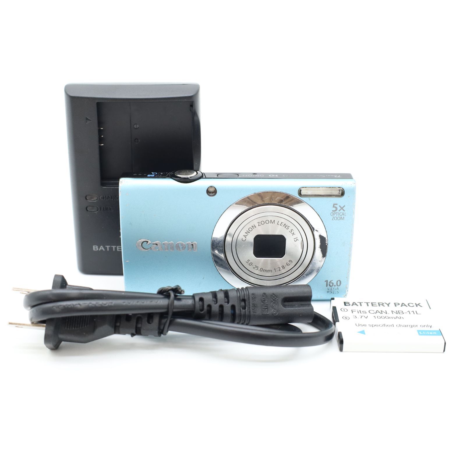 【美品】Canon PowerShot A2400 ブルー □実用品□ CANON PowerShot A2400 IS ブルー #18003 - メルカリ