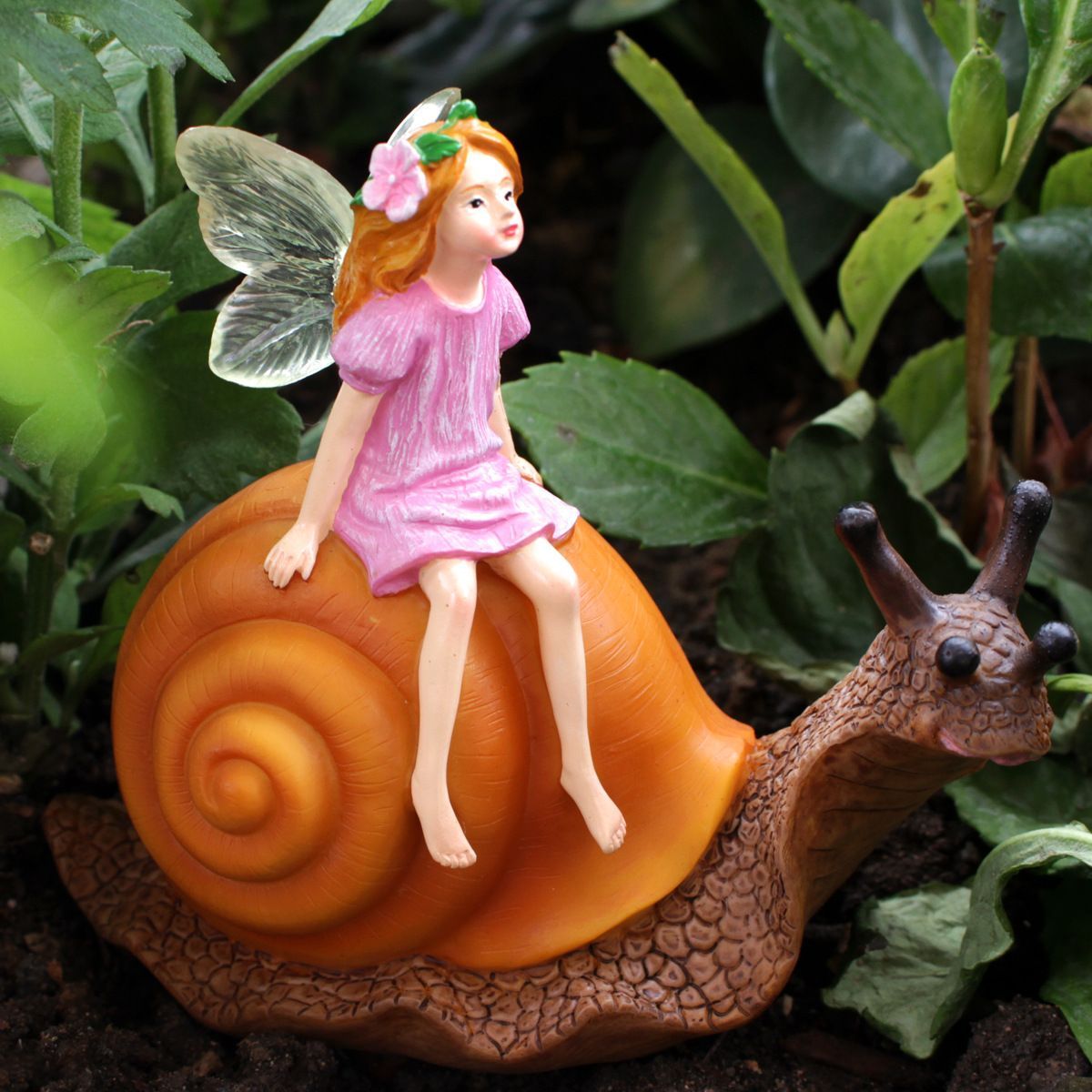 新品未使用 屋外アクセサリー アート風牛フェアリー テラス花壇・庭園