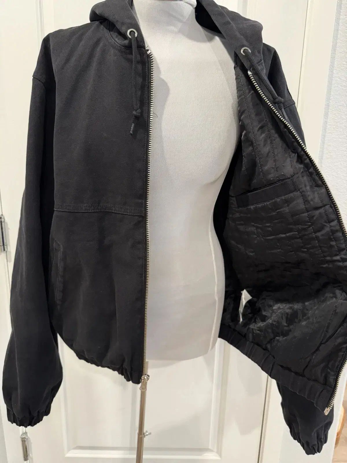 Jackets STU INSULATED Canvas WORK ジャケット ブラック Stüssy Canvas Insulated Work Jacket UNISEX Black (115716