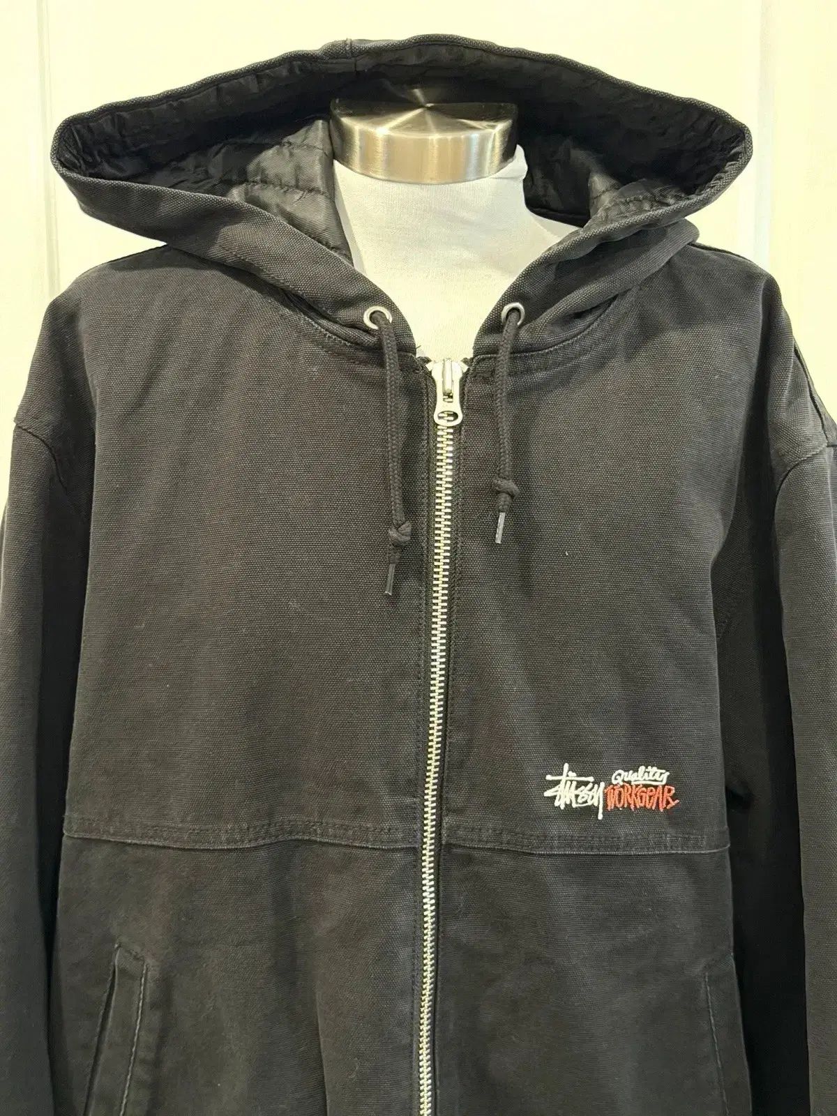 Jackets STU INSULATED Canvas WORK ジャケット ブラック Stüssy Canvas Insulated Work Jacket UNISEX Black (115716