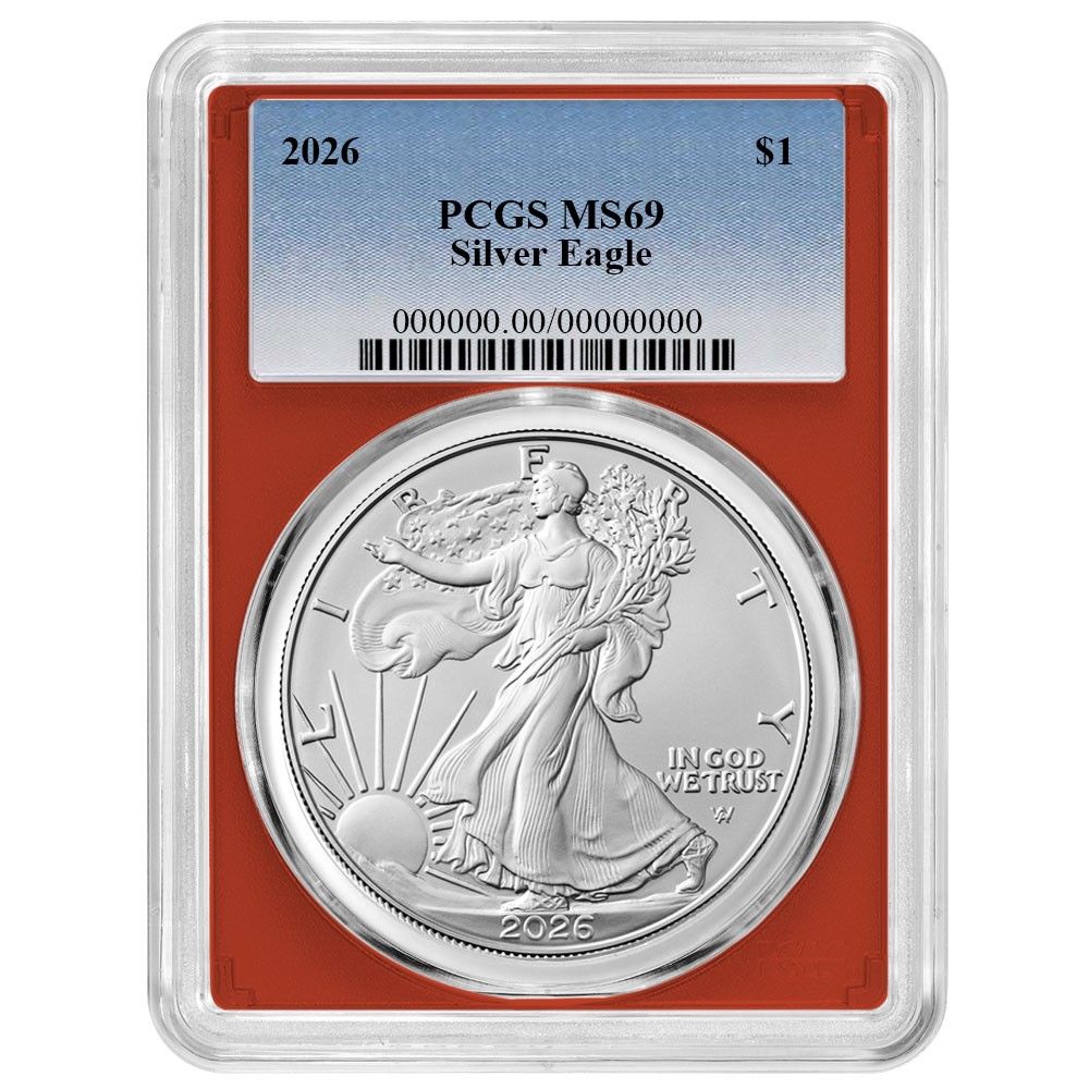 プレセール - 2026年 1ドル アメリカン シルバー イーグル PCGS MS69