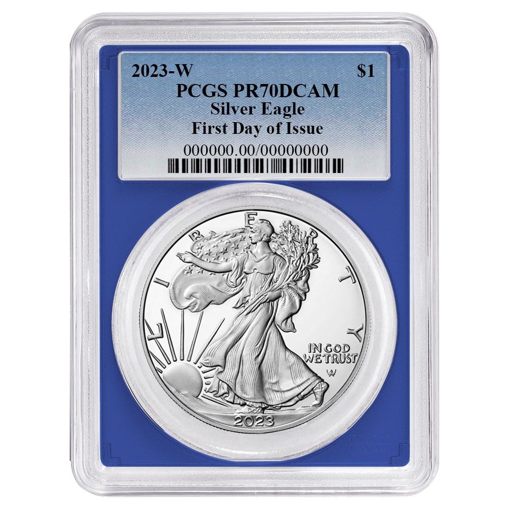 2023-W プルーフ 1ドル アメリカン シルバー イーグル PCGS PR70DCAM
