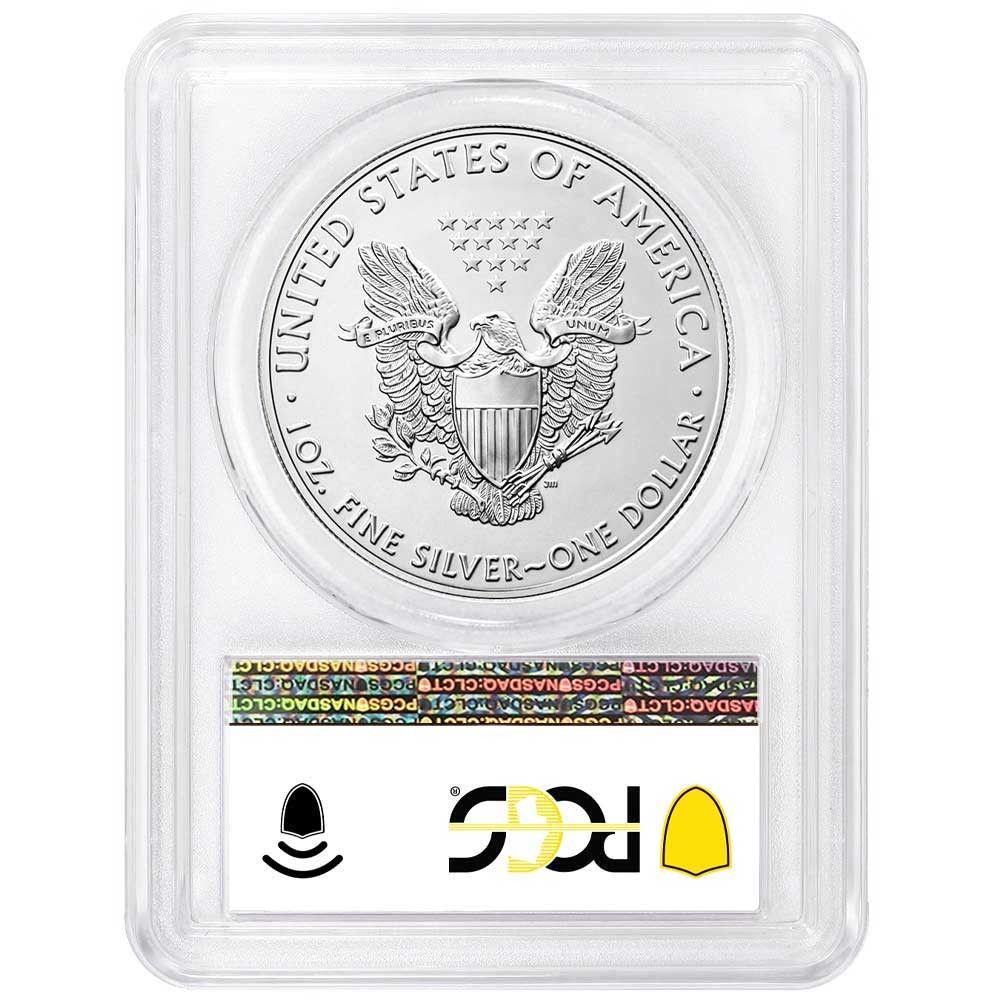 2021年 (W) 1ドル タイプ1 アメリカン シルバー イーグル PCGS MS70