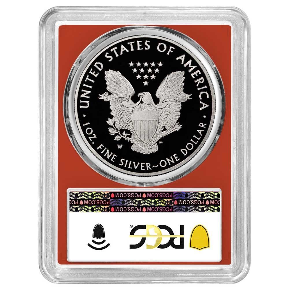 2021-W プルーフ $1 タイプ1 アメリカンシルバーイーグル PCGS