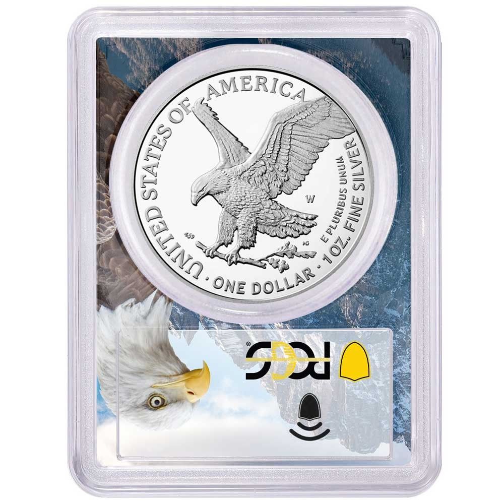 2023-W プルーフ 1ドル アメリカン シルバー イーグル PCGS PR70DCAM