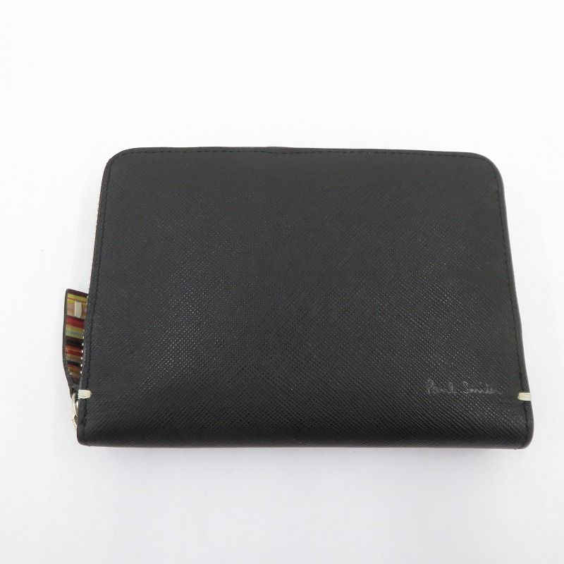 【瀬戸大橋店】 中古 Paul Smith | ポール・スミス 手帳 ブラック 【134】