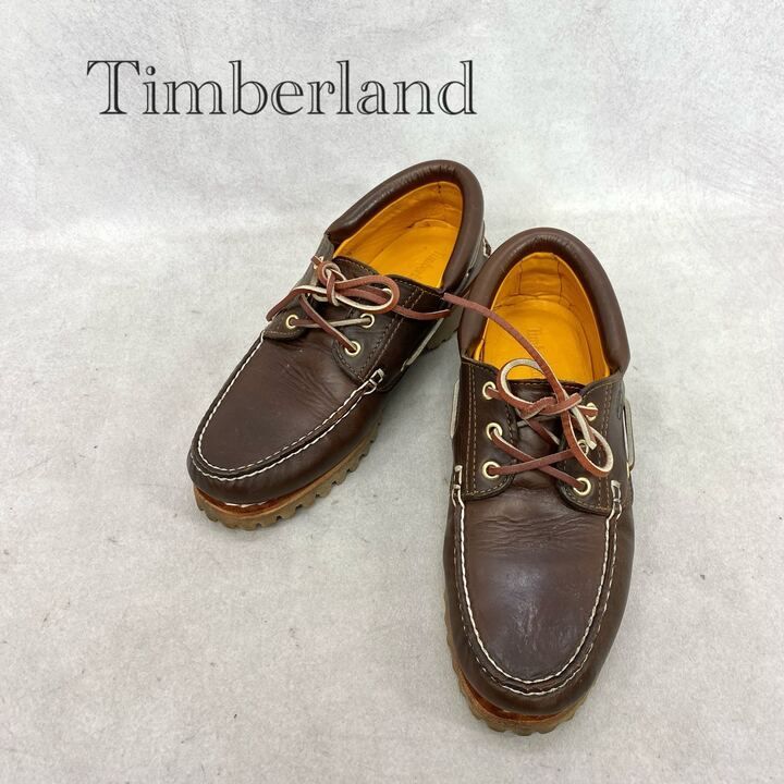 Timberland 3EYE CLASSIC LUG 30003 デッキ シューズ 26.5cm ブラウン