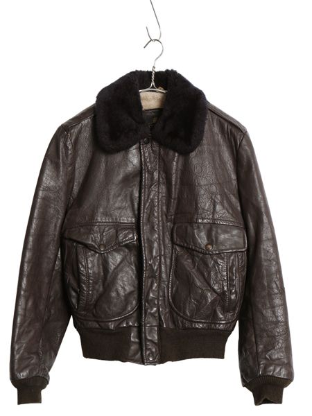 お得なクーポン配布中!】 70s USA製 ☆ COOPER G-1 タイプ 本革 レザー