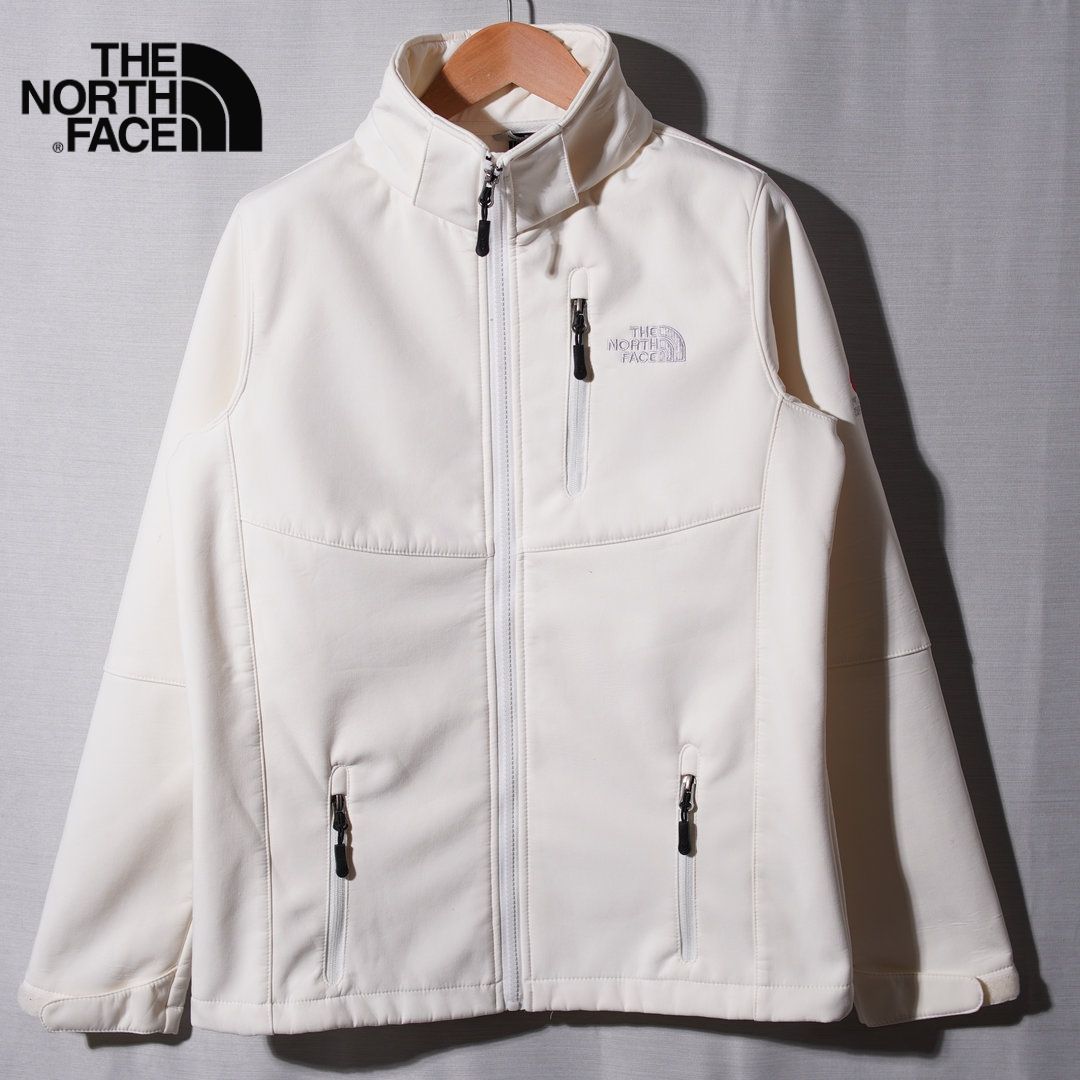 ノースフェイス THE NORTH FACE ソフトシェル ジャケット L クリーム 