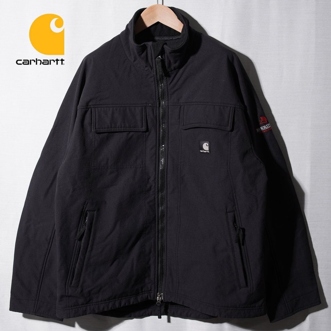 カーハート Carhartt ソフトシェルジャケット XL 相当 表記 L ブラック