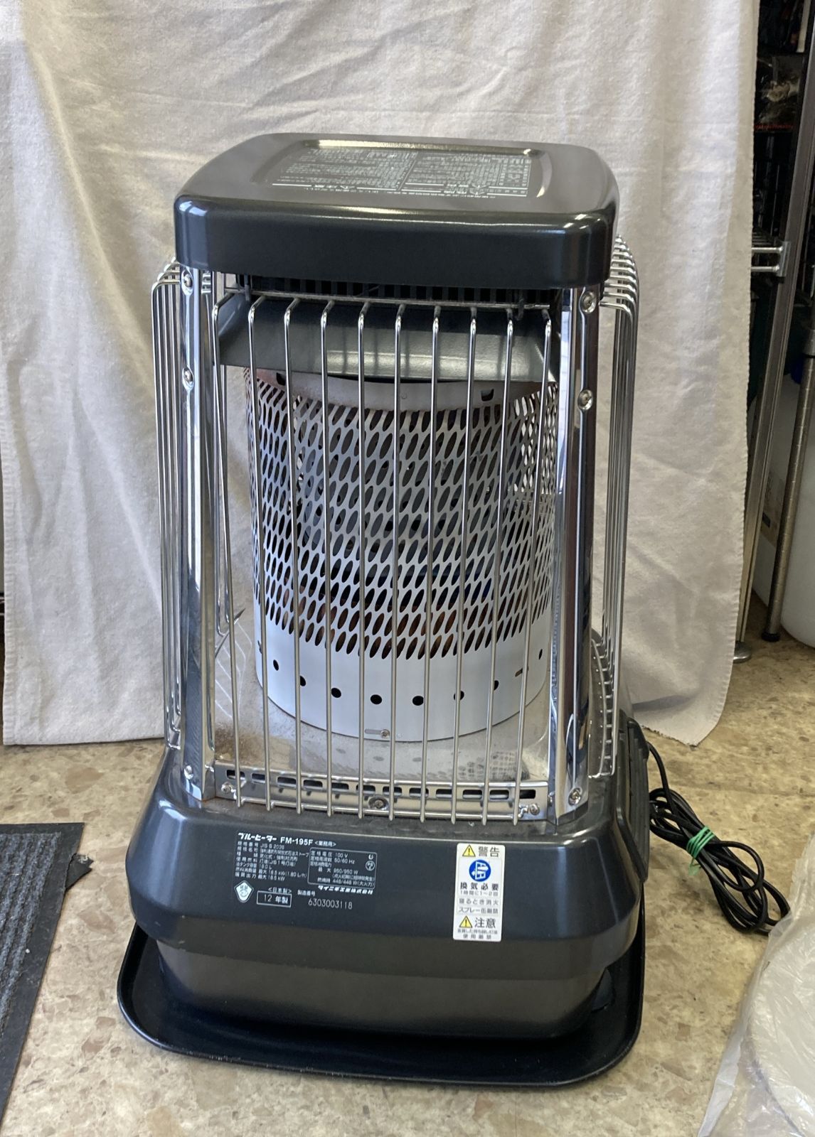 送料無料】業務用 DAINICHI ブルーヒーター FM-195F 中古 - メルカリ