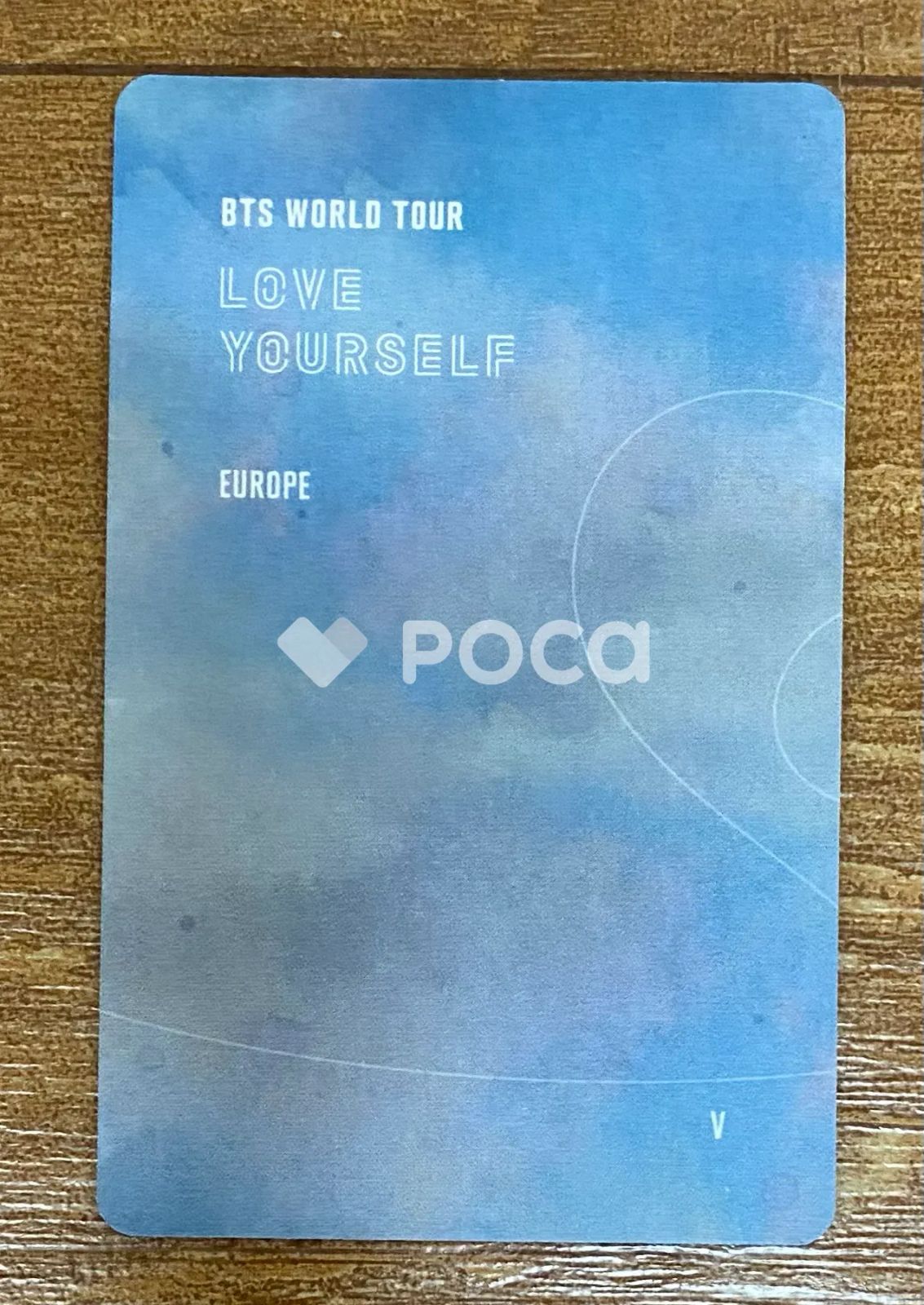 BTS V BTS WORLD TOUR 'LOVE YOURSELF' EUROPE DVD