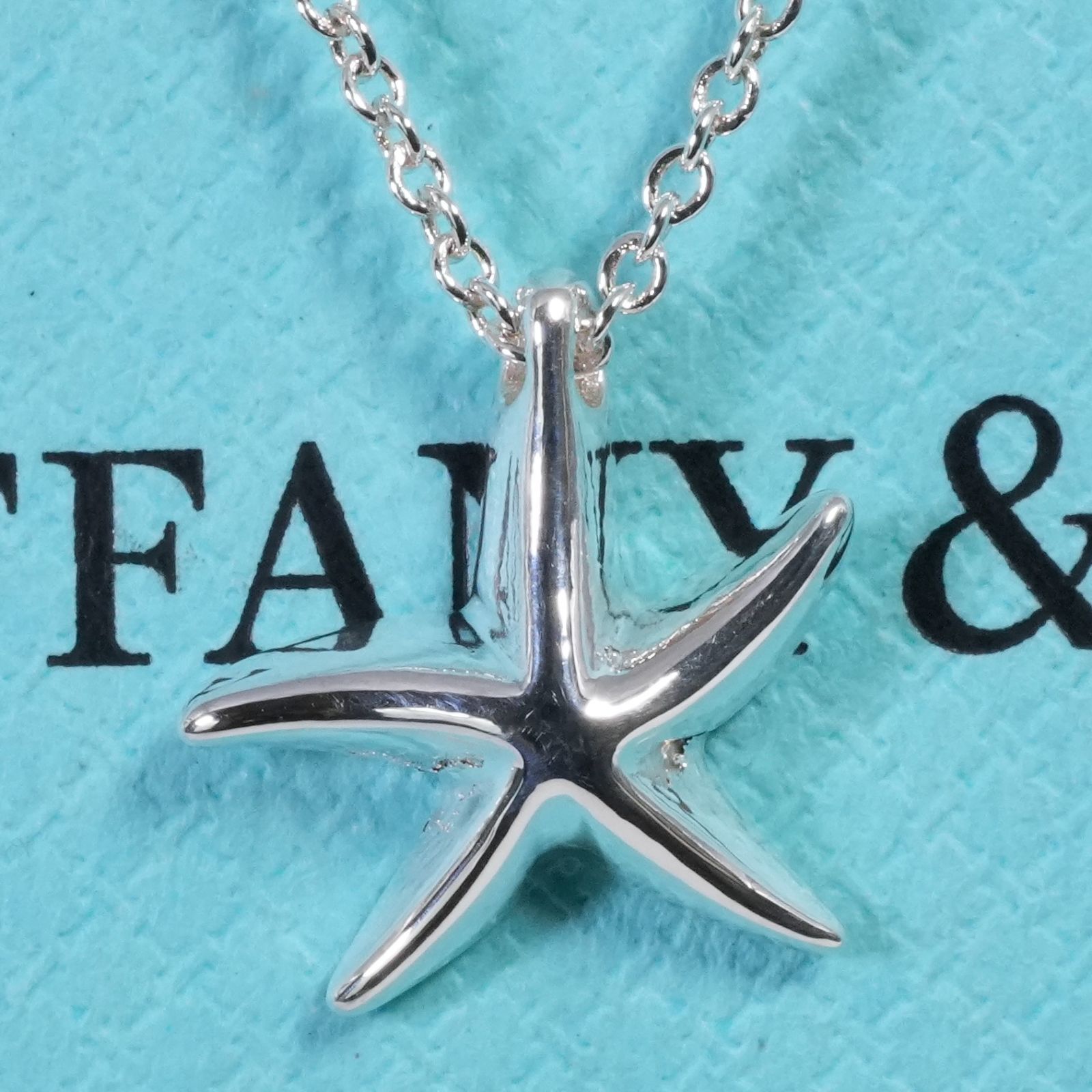 極美品 ティファニー スターフィッシュ シルバー ネックレス/24-4999