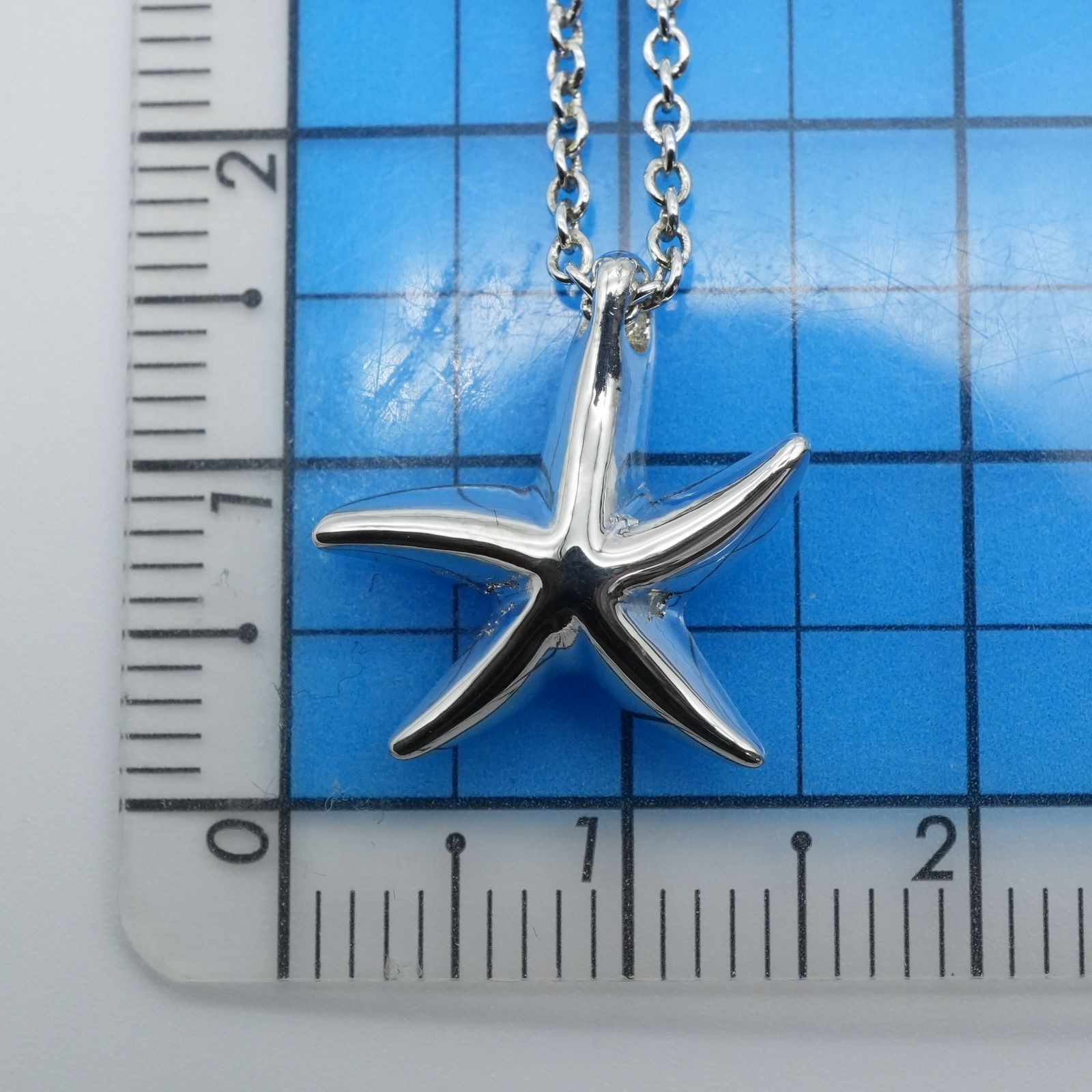 極美品 ティファニー スターフィッシュ シルバー ネックレス/24-4999