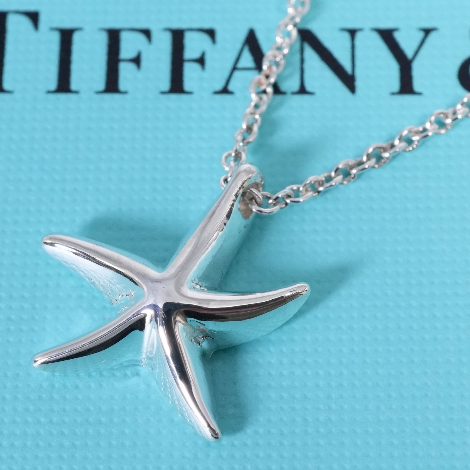 極美品 ティファニー スターフィッシュ シルバー ネックレス/24-4999