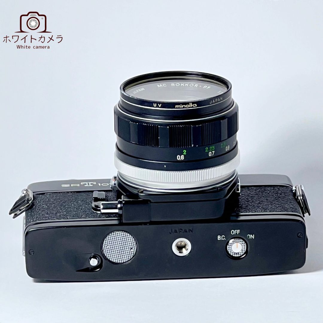 完動品 分解整備済 試写確認済 minolta SRT101 / MC ROKKOR-PG 58mm f1