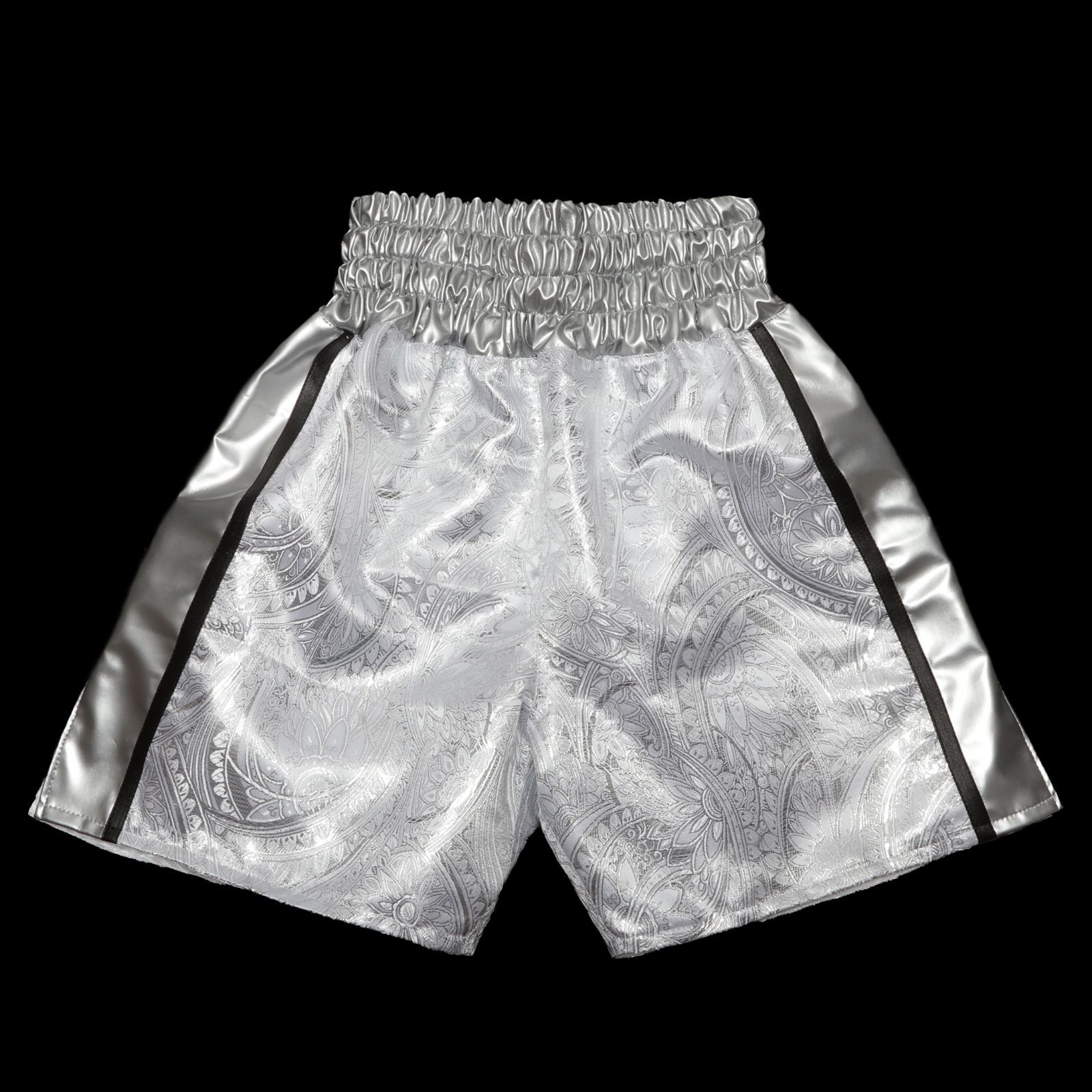 試合用に！SSサイズ（ジュニア用）ジャガード生地のボクシングトランクス 在庫僅か 試合用に！SSサイズ（ジュニア用）ジャガード生地のボクシング