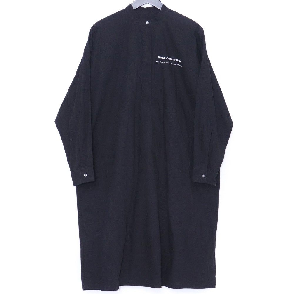 MM6 メゾンマルジェラ シャツワンピース オーバーサイズ40 長袖 MM6 MAISON MARGIELA オーバーサイズワンピースロング長袖シャツ